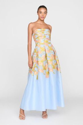 Theia Leia Jacquard Dress in Serenity Blue at Nordstrom, Size 2
