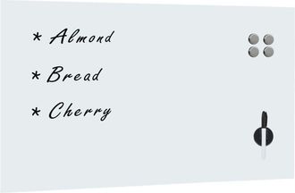 vidaXL Pizarra magnética de pared vidrio 120x60 cm Vidaxl