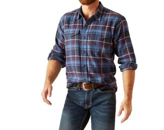 Ariat Harim Mood Retro Snap Shirt - Regular In Indigo