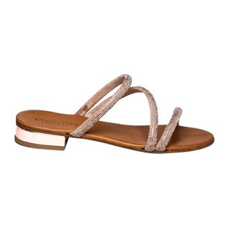 Vincent Vega Vincent Vega, Schoenen, Dames, Beige, 38 EU, Leer, Giada Sandaal