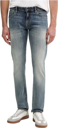 A|X Armani Exchange Heren, Jeans, Blauw, Maat: W34 Katoen