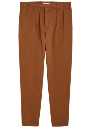Boglioli Straight-leg Stretch-cotton Trousers - Brown - 50 (IT50 / L)