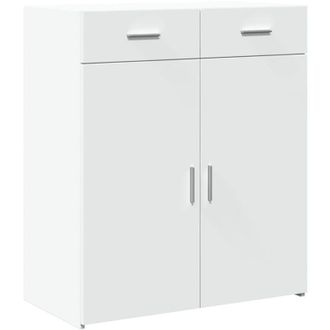 vidaXL Sideboard White 80x42.5x93 cm Engineered Wood Vidaxl