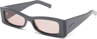 Marni SEI Zokoa Solid Grey Zonnebrillen - unisex - Zonnebrillen - Grijs - 56 MM - Accessoires