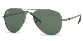 Polar 664 Polarized 48 Mens Sunglasses Grey Size 59