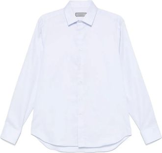 Canali Camicia Oxford - Blu