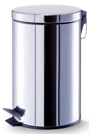 ZELLER PRESENT Mülleimer 1 Behälter verchromter Edelstahl