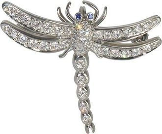 Tiffany & Co. Dragonfly Platinum 0.75 ct. tw. Diamond Brooch (Authentic Pre-Loved)