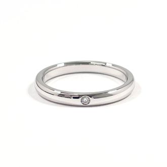 Tiffany & Co. Silver Platinum 950 Band Ring (Pre-Owned)