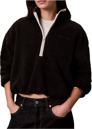 Calvin Klein Dames, Sweatshirts & Hoodies, Zwart, Maat: XS Poliester