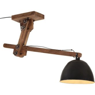 vidaXL Lampada da Soffitto 25 w Nera 105x30x65-108cm E27 - Vidaxl