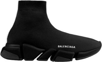 Balenciaga Black Speed 2.0 Knit Sock Sneakers Size 35