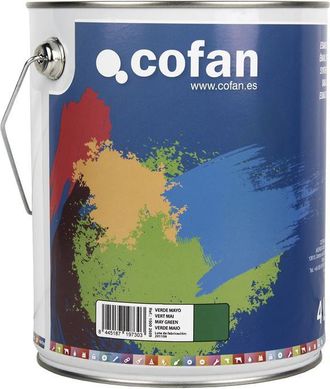 cofan Cofan Esmalte Sint&eacute;tico (4 L) Verde Mayo, Esmalte Sint&eacute;tico Al Disolvente Disponible En Una Amplia Gama De Colores Y Tonalidades Fabricado A Base De R