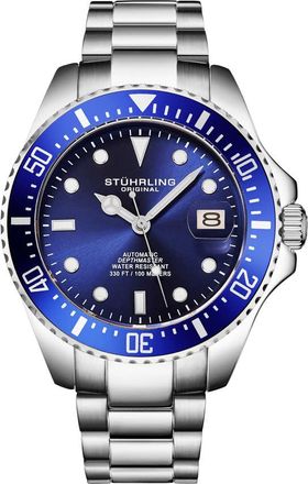 Stührling Aquadiver Automatic Blue Dial Mens Watch M18254