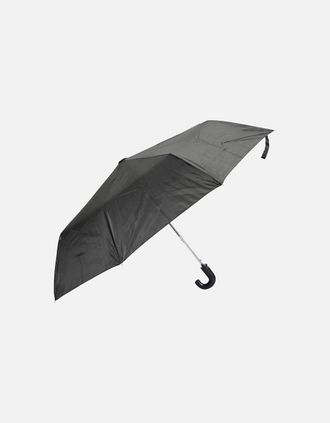 Mountain Warehouse Plain Walking Folding Umbrella - Black - Size: ONE size