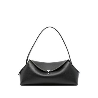 Toteme Grained Leather T-lock Shoulder Bag
