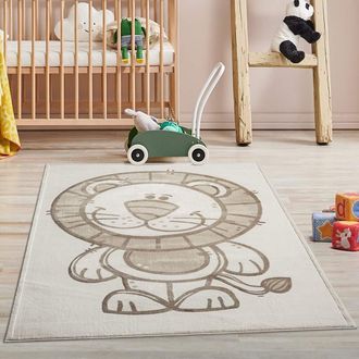 Carpet City Kinderteppich »MARA717« rechteckig 11 mm Höhe Kinderzimmer, Kurzflor,robust,Tiere, Spielzimmer