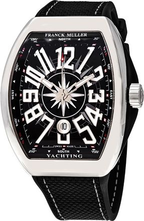 Franck Muller Pre-owned Franck Muller Vanguard Black Dial Unisex Watch V 45 SC DT YACHTING (AC.NR)
