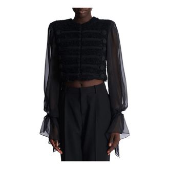 Balmain Mujer, Chaquetas, Negro, Talla: L