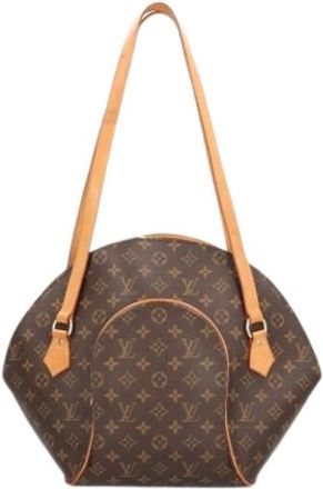 Louis Vuitton Pre-owned Monogram Shoulder Bag - Dames - Vintage Schoudertas - Bruin - ONE Size - Vintage