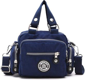 Generic Carabiner D Rings for Bags Waterproof Nylon Handbag Shoulder Diagonal Bag Messenger DB Shoulder Strap for Bags Blue, darkblue, One Size