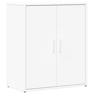 vidaXL Aparador De Madera De Ingenier&iacute;a Blanco 60x31x70 Cm Vidaxl