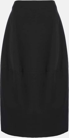 FFORME Skye cotton and wool midi skirt