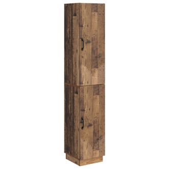 vidaXL Juego De Armarios 2 Uds. Madera Envejecida Madera De Ingenier&iacute;a Vidaxl