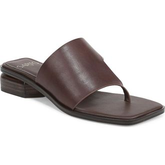 Franco Sarto Jimena Block Heel Sandal in Chocolate Brown at Nordstrom, Size 5.5