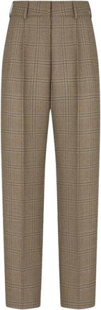 Blaz&eacute; Milano Wijde broek - Dames - Wijde Broeken - Bruin - S - Broeken