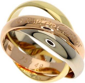 Cartier Yellow Gold (18K) Pink Gold (18K) White Gold (18K) Band Ring (Pre-Owned)