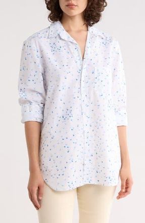 Frank & Eileen Relaxed Fit Cotton Button-Up Shirt in Butterflies at Nordstrom Rack, Size Xx-Small