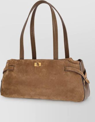 Anya Hindmarch nevis suede tote bag
