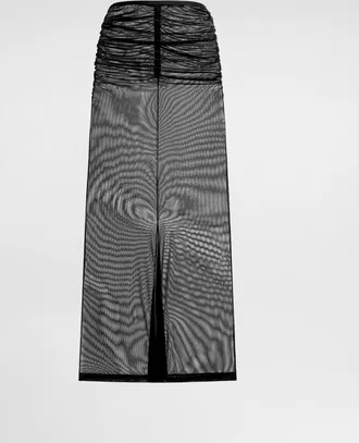 Dolce & Gabbana Tulle Skirt - Woman Skirts Black Tulle 36