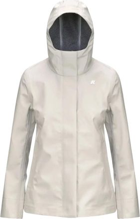 K-Way Licht jack - Dames - Jassen - Beige - Maat: L Nylon