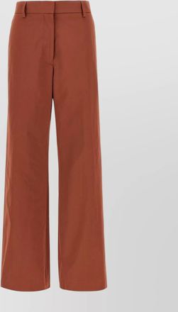 Dries Van Noten high waist wide leg trousers with back pockets