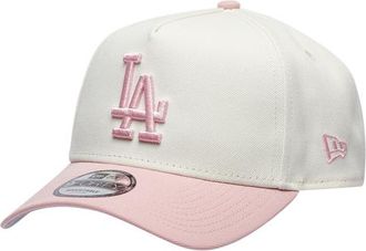 New Era Womens Los Angeles Dodgers Dodgers 9FORTY A-Frame Cap - Adult Pink Rouge/Chrome