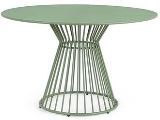 BIZZOTTO Moderner, runder Gartentisch Austin &oslash; 120 cm - Blattgr&uuml;n