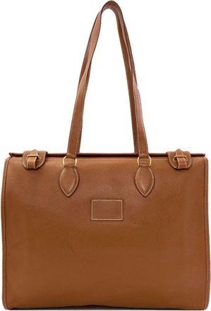 Herm&egrave;s Gold Courchevel Leather Tote Bag (Pre-Owned)