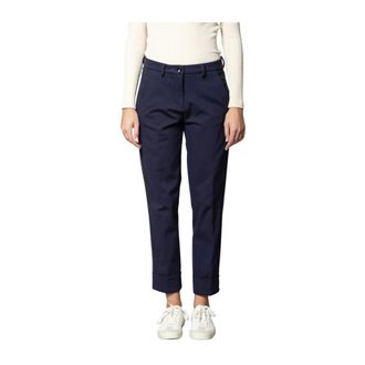 Mason's Broeken, Dames, Blauw, 2Xs, New York Carrot Chino Broek