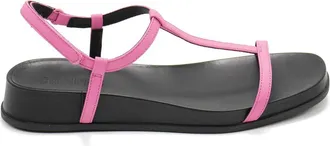 Camper Womens Atonika T-Strap Platform Sandals In Pink