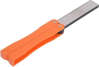No Brand Sacapuntas De Doble Cara - Herramientas De Jardiner&iacute;a - Afilador R&aacute;pido Para Cuchillos - Nuevo Color Naranja - Afilador De Cuchillos Port&aacute;til - Adecua