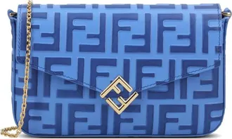 Fendi Tassen, Dames, Blauw, ONE Size, Cross Body Bags