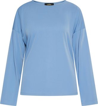 Usha Bloes met lange mouwen Dames lichtblauw