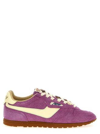 Autry Purple Logo Windspin Sneakers