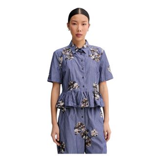 Munthe Dames, Blouses & Shirts, Veelkleurig, Maat: M Katoen