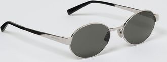 Saint Laurent Occhiali da sole con montatura tonda in metallo Saint Laurent