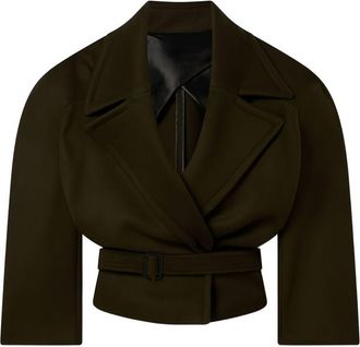 Stella McCartney Coats Dark Khaki