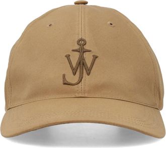 J.W.Anderson Beige Logo Baseball Hat