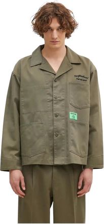 Neighborhood Jassen, Heren, Groen, L, Katoen, Overall Jacket